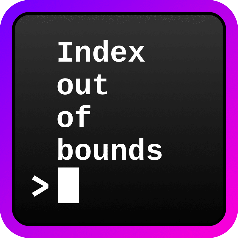 Index out of bounds Logo